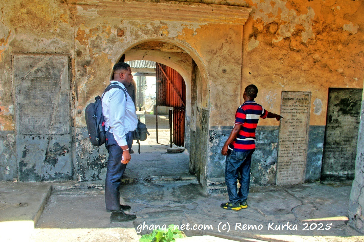 The Hidden Graves of James Fort, colonial graves Ghana, slave trade heritage, Jamestown Accra history, phoography by Remo Kurka 2025